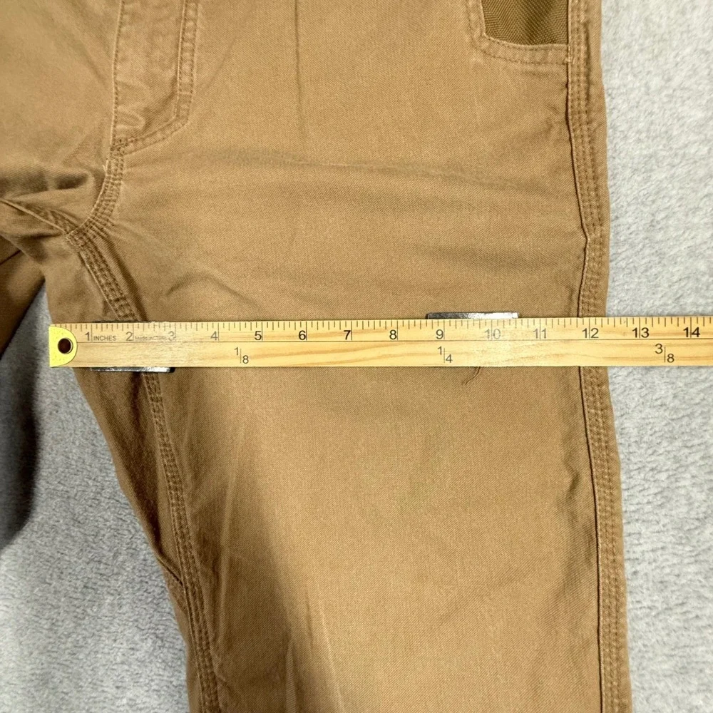 Milwaukee M650 Work Pant Mens 34x32 Brown Canvas Utility Carpenter Trousers